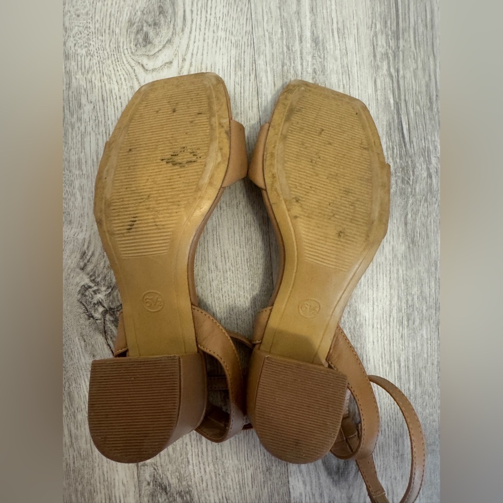 a new day Tan Strappy Heels - Picture 3 of 4